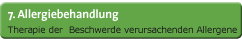 Allergiebehandlung
